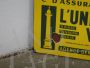 L'Union Vie Assurances advertising sign, France 1930s