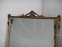Antique style carved and gilded dresser mirror