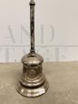 Vintage silver metal money box bell, 20th century                            