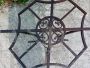 Vintage base for table in wrought iron, Italian baroque style