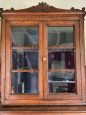 Carved antique Louis Philippe buffet and hutch cupboard