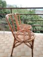 Pair of vintage wicker chairs