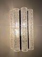 Splendid single wall lamp with Murano glass tubes, 1970s