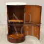 Antique cylinder bedside table from the 19th century Empire period