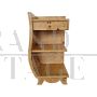 Pair of Art Deco style bedside tables in birch briar