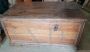 Antique Piedmontese wooden chest of the 18th century