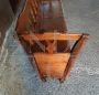 Antique settle in larch, early 19th century