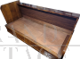Post-Art Deco wooden sofa bed with storage, 1940s