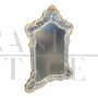 Murano glass mirror with floral motifs