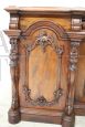 Imposing antique sideboard in neo-Gothic style from the early 1900s
