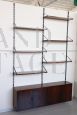 Italian design wall bookcase from the 60s