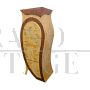 Shaped design chest of drawers in birch briar