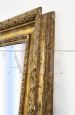 Large full length art deco mirror with gold frame