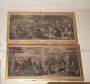 Pair of etchings by Audran Gerard based on an artwork by Charles Le Brun, 17th century - Louis XIV