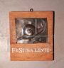 Festina Lente Italian tavern sign in metal and wood, early 1900s