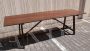 Large rectangular vintage table in solid fir