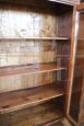 Pair of restored 19th century antique walnut bookcases