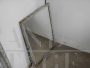 Mirror with industrial style iron frame, 1950s
