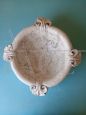 Antique style bowl in white marble