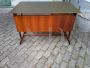 1950s design desk with eco-leather top