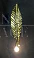 Pair of leaf wall lights by Tommaso Barbi