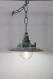 Nautical copper pendant lamp, 1920s industrial style