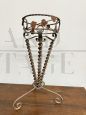 Art Nouveau plant stand in wrought iron from the early 1900s