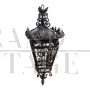 Pair of large wrought iron lanterns from the early 1900s