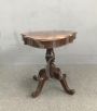 Antique oval biscuit coffee table from the 19th century