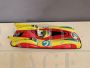 Belloni tin toy car from the 1960s in the style of the Ferrari 330 racing car
