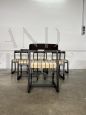 Set of 6 Willy Rizzo chairs for Mario Sabot