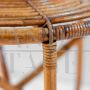 Bamboo armchair and coffee table set, Italy 1960s