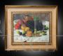 Raffaele Pucci - Still life painting with fruit, oil on canvas