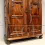 Antique Louis XIV wardrobe cupboard in walnut from the 18th century