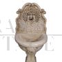Wall fountain with Bacchus face in red Verona marble