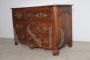 Antique Louis XVI chest of drawers from the 18th century with bronze handles