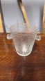 Pair of 70's crystal ice buckets