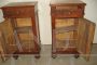 Pair of antique carved bedside tables from the early 1900s
