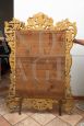 Antique Louis XV style mirror in gilded and carved wood