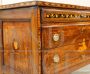 Louis XVI dresser in inlaid walnut, Lombardy - Italy 18th century