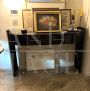Black Venetian console table from the 50s