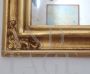 Rectangular mirror from the early 1900s in gold leaf