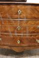 Antique carob wood dresser from the 18th century - Louis XV period