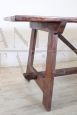Antique solid oak refectory table from the early 19th century
