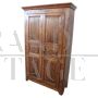 Antique Lombard wardrobe from the early 19th century in solid poplar