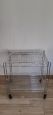 Vintage stainless steel grid trolley