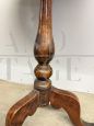 Antique Louis Philippe era oval walnut side table