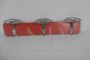 Vintage red formica wall coat rack, Italy 1970s