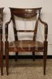 Pair of antique armchairs from the Directoire period, 18th century