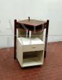 Modular telephone stand cabinet from the 1960s